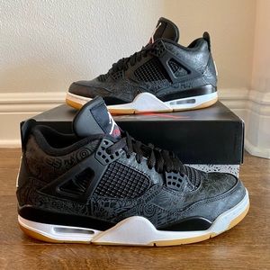 Jordan 4 Laser Black Gum